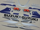 SUZUKI GSX-R 600 2002 BLUE SILVER DECAL KIT