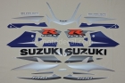 SUZUKI GSX-R 600 2002 BLUE SILVER DECAL KIT