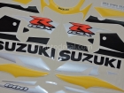 SUZUKI GSX-R 600 2002 BLACK YELLOW DECAL KIT
