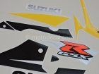 SUZUKI GSX-R 600 2002 BLACK YELLOW DECAL KIT