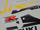 SUZUKI GSX-R 600 2002 BLACK YELLOW DECAL KIT