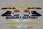 SUZUKI GSX-R 600 2002 BLACK YELLOW DECAL KIT