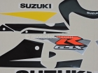 SUZUKI GSX-R 750 2002 YELLOW BLACK DECAL KIT