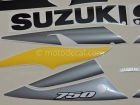 SUZUKI GSX-R 750 2002 YELLOW BLACK DECAL KIT