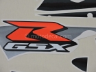 SUZUKI GSX-R 750 2002 YELLOW BLACK DECAL KIT