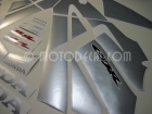 HONDA CBR 600RR 2004 BLACK SILVER DECAL KIT