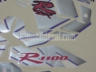 SUZUKI GSX-R 1100 1992 BLACK SILVER DECAL KIT