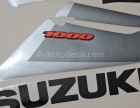 SUZUKI GSX-R 1000 2004 BLACK GREY DECAL KIT