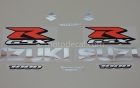 SUZUKI GSX-R 1000 2004 BLACK DECAL KIT