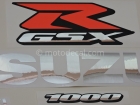 SUZUKI GSX-R 1000 2004 BLACK DECAL KIT