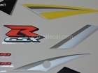 SUZUKI GSX-R 1000 2005 YELLOW BLACK DECAL KIT