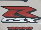 SUZUKI GSX-R 1000 2006 GREY DECAL KIT