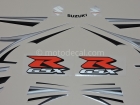 SUZUKI GSX-R 1000 2007 YELLOW SILVER DECAL KIT