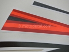 SUZUKI GSX-R 1000 2007 RED SILVER DECAL KIT