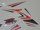 SUZUKI GSX-R 1000 2007 RED SILVER DECAL KIT