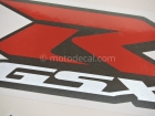 SUZUKI GSX-R 1000 2007 ORANGE BLACK DECAL KIT