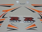 SUZUKI GSX-R 1000 2007 ORANGE BLACK DECAL KIT