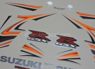 SUZUKI GSX-R 1000 2007 ORANGE BLACK DECAL KIT
