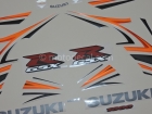 SUZUKI GSX-R 1000 2007 ORANGE BLACK DECAL KIT