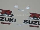 SUZUKI GSX-R 1000 2007 BLACK DECAL KIT