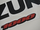 SUZUKI GSX-R 1000 2007 BLACK DECAL KIT