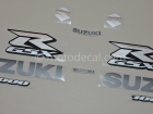 SUZUKI GSX-R 1000 2008 BLACK DECAL KIT