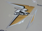 SUZUKI GSX-R 1000 2008 BLACK GOLD DECAL KIT