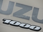 SUZUKI GSX-R 1000 2008 BLACK GOLD DECAL KIT