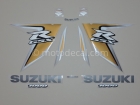 SUZUKI GSX-R 1000 2008 BLACK GOLD DECAL KIT