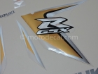 SUZUKI GSX-R 1000 2008 BLACK GOLD DECAL KIT