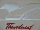 YAMAHA YZF-600R THUNDERCAT 1998-2001 RED BLACK WHITE DECAL KIT