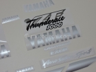 YAMAHA YZF-1000R THUNDERACE 1996-2001 BLACK SILVER DECAL KIT
