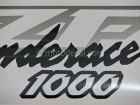 YAMAHA YZF-1000R THUNDERACE 1996-2001 BLACK SILVER DECAL KIT