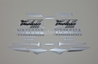 YAMAHA YZF-1000R THUNDERACE 1996-2001 BLACK SILVER DECAL KIT