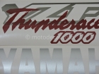 YAMAHA YZF-1000R THUNDERACE 1996-2001 RED SILVER DECAL KIT