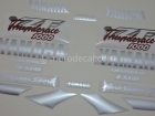 YAMAHA YZF-1000R THUNDERACE 1996-2001 RED SILVER DECAL KIT