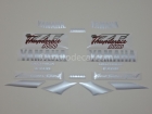 YAMAHA YZF-1000R THUNDERACE 1996-2001 RED SILVER DECAL KIT