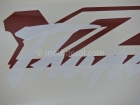 YAMAHA YZF-1000R THUNDERACE 1996-2001 RED WHITE DECAL KIT