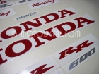 HONDA CBR 600RR 2006 BLACK DECAL KIT