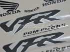 HONDA VFR 800 FI 1998-2001 SILVER DECAL KIT