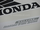 HONDA VFR 800 V-TEC 2002 SILVER DECAL KIT