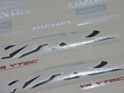 HONDA VFR 800 V-TEC 2003 BLACK DECAL KIT