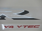 HONDA VFR 800 V-TEC 2003 BLACK DECAL KIT