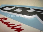 HONDA CBR 600RR 2007 BLACK SILVER DECAL KIT