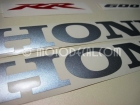 HONDA CBR 600RR 2007 BLACK SILVER DECAL KIT