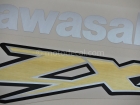 KAWASAKI ZX-12R 2002-2005 BLACK GOLD DECAL KIT