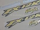KAWASAKI ZX-12R 2002-2005 BLACK GOLD DECAL KIT