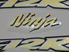 KAWASAKI ZX-12R 2002-2005 BLACK GOLD DECAL KIT