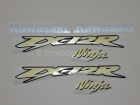 KAWASAKI ZX-12R 2002-2005 BLACK GOLD DECAL KIT