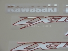 KAWASAKI ZX-12R 2002-2005 BLACK GREY DECAL KIT
